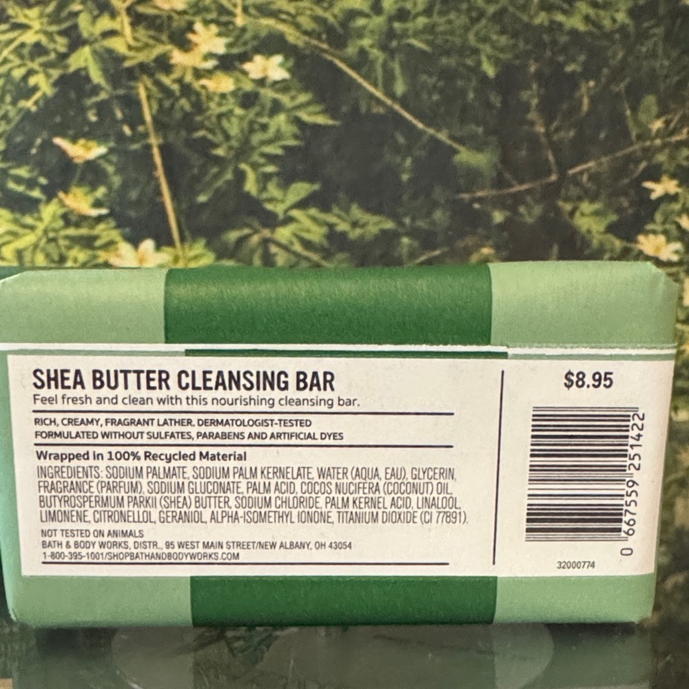 Bath & Body Works 2 Aromatherapy Eucalyptus Spearmint Shea Butter Cleansing Bar - Picture 2 of 2